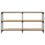 konsolbord 150x29x75 cm konstrueret træ sonoma-eg