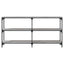 konsolbord 150x29x75 cm konstrueret træ grå sonoma-eg