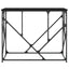 konsolbord 100x40x80 cm konstrueret træ sort