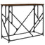 konsolbord 100x40x80 cm konstrueret træ brun egetræsfarve