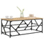 sofabord 100x50x40 cm konstrueret træ sonoma-eg