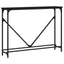 konsolbord 102x22,5x75 cm konstrueret træ sort