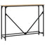 konsolbord 102x22,5x75 cm konstrueret træ sonoma-eg