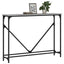 konsolbord 102x22,5x75 cm konstrueret træ grå sonoma-eg