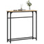 konsolbord Sonoma eg 75x19,5x75 cm konstrueret træ