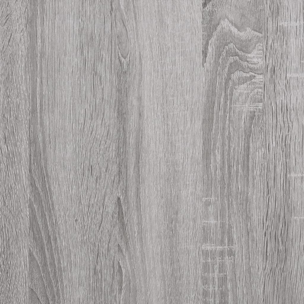 konsolbord 100x40x75 cm konstrueret træ grå sonoma-eg