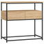 konsolbord Sonoma eg 75x40x75 cm konstrueret træ