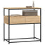 konsolbord Sonoma eg 75x40x75 cm konstrueret træ