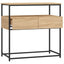 konsolbord Sonoma eg 75x40x75 cm konstrueret træ