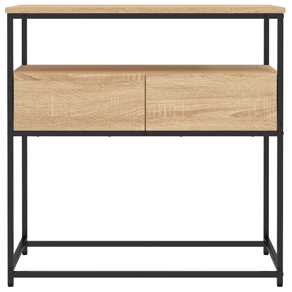 konsolbord Sonoma eg 75x40x75 cm konstrueret træ