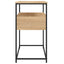 konsolbord Sonoma eg 75x40x75 cm konstrueret træ