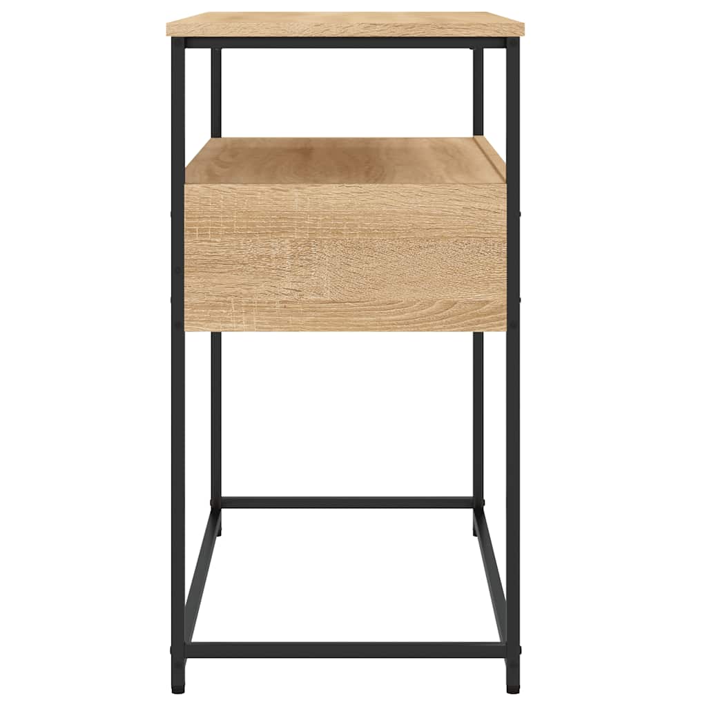 konsolbord Sonoma eg 75x40x75 cm konstrueret træ