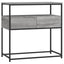 konsolbord 75x40x75 cm konstrueret træ grå sonoma-eg