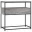 konsolbord 75x40x75 cm konstrueret træ grå sonoma-eg