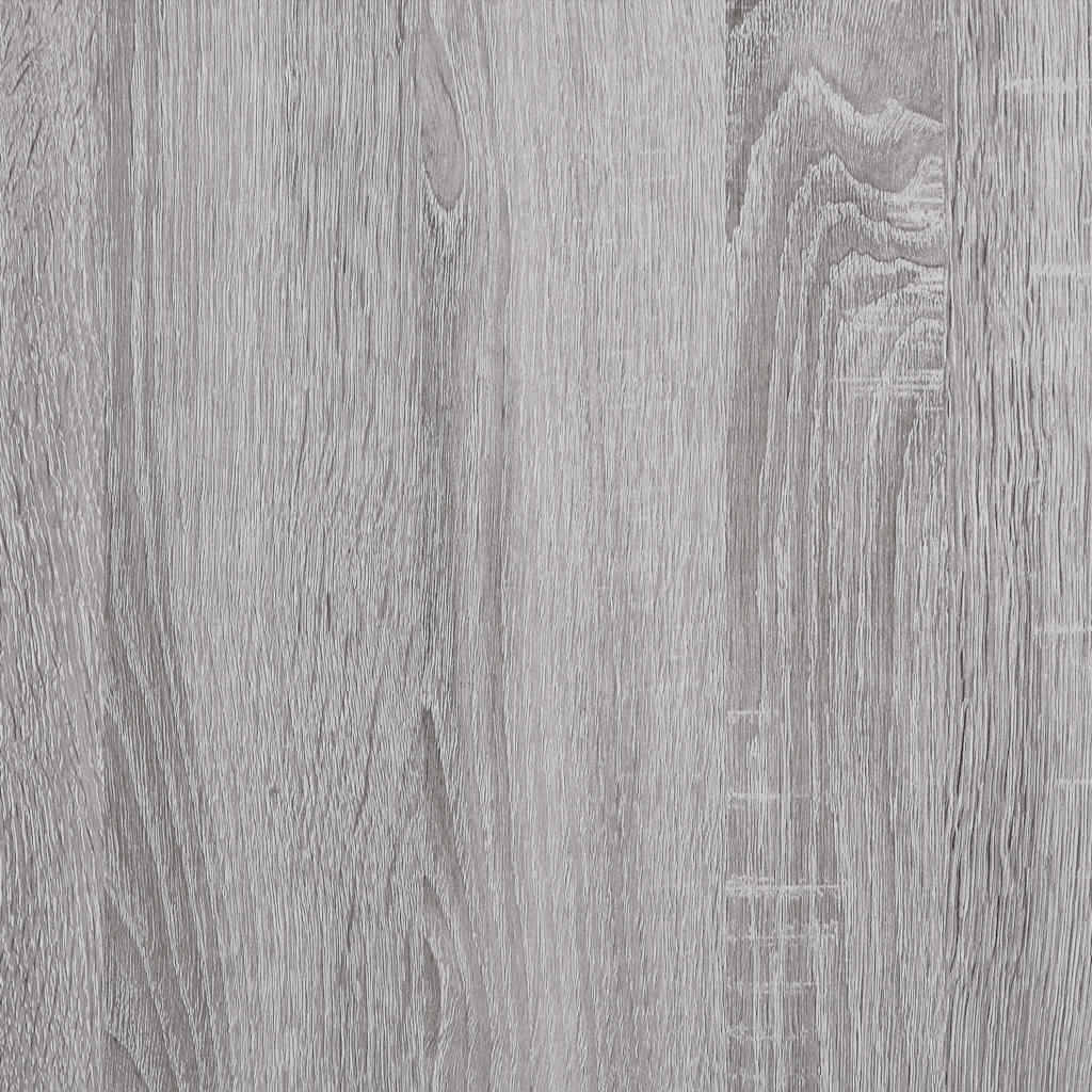 konsolbord 75x40x75 cm konstrueret træ grå sonoma-eg