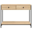 konsolbord 100x34,5x75 cm konstrueret træ sonoma-eg