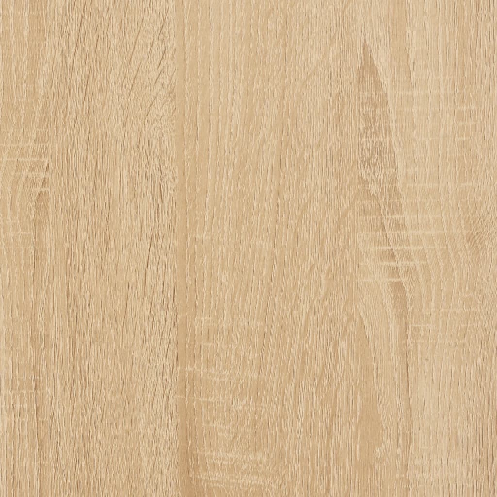 konsolbord 100x34,5x75 cm konstrueret træ sonoma-eg
