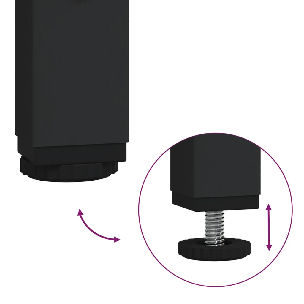 konsolbord 100x34,5x75 cm konstrueret træ røget egetræsfarve