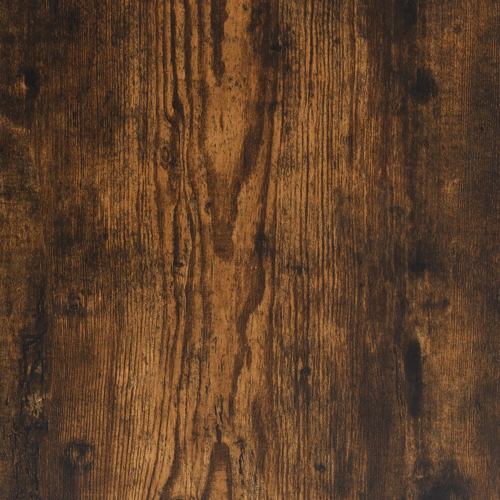konsolbord 100x34,5x75 cm konstrueret træ røget egetræsfarve