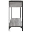 konsolbord 100x34,5x75 cm konstrueret træ grå sonoma-eg