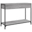 konsolbord 100x34,5x75 cm konstrueret træ grå sonoma-eg