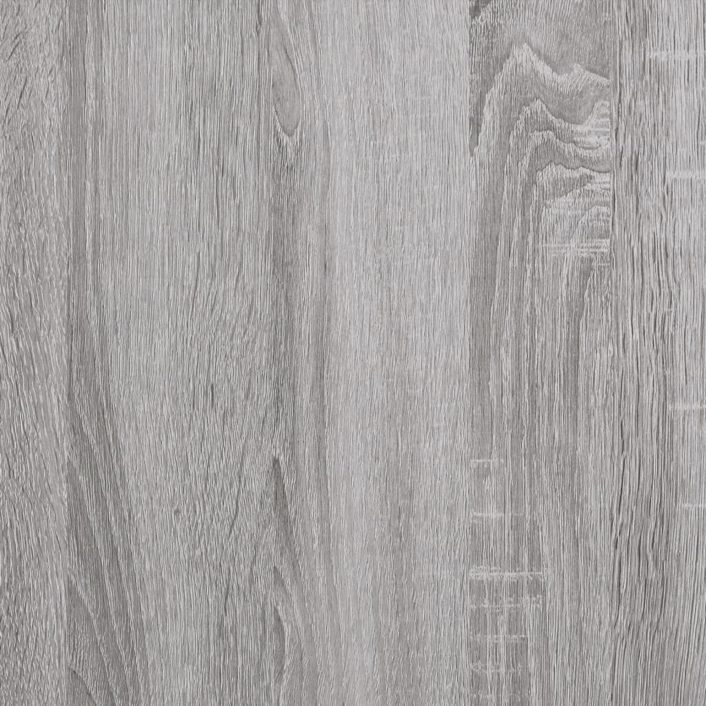 konsolbord 100x34,5x75 cm konstrueret træ grå sonoma-eg