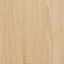 konsolbord 75x34,5x75 cm konstrueret træ sonoma-eg