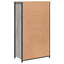 skab 62x32x106,5 cm konstrueret træ grå sonoma-eg