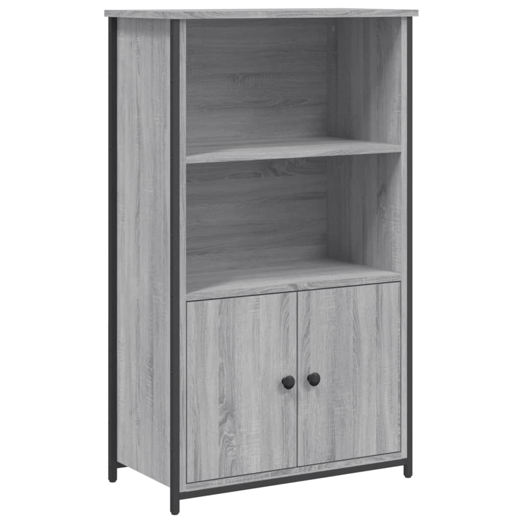skab 62x32x103,5 cm konstrueret træ grå sonoma-eg