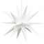 juledekoration med LED-lys 3 stk. foldbar hvid