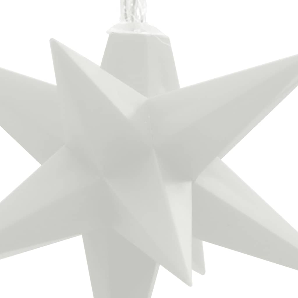 juledekoration med 10 LED'er 10 cm hvid