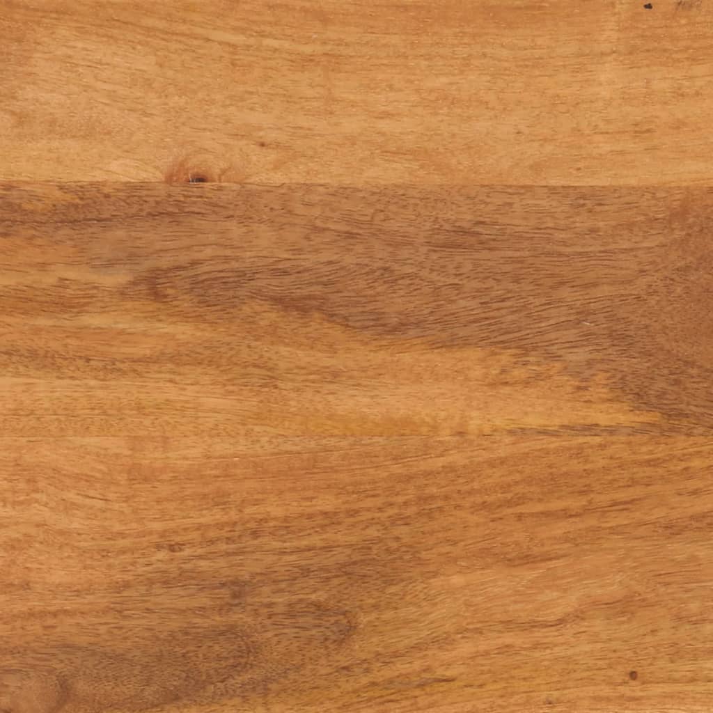skænk 60x33,5x75 cm massivt mangotræ brun og sort