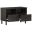 tv-bord 70x33x46 cm massivt mangotræ sort
