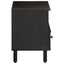 tv-bord 70x33x46 cm massivt mangotræ sort