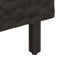 sengeborde 2 stk. 40x33x46 cm massivt mangotræ sort