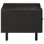sofabord 100x54x40 cm massivt mangotræ sort