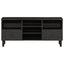 tv-bord 100x33x46 cm massivt mangotræ sort