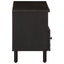 tv-bord 100x33x46 cm massivt mangotræ sort