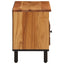 tv-bord 80x33x46 cm massivt akacietræ