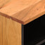 tv-bord 80x33x46 cm massivt akacietræ