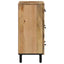 skab 60x33x75 cm massivt mangotræ