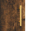 skab 90x34x80 cm konstrueret træ røget egetræsfarve