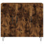 skab 90x34x80 cm konstrueret træ røget egetræsfarve