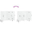 skab 90x34x80 cm konstrueret træ hvid
