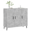 skab 90x34x80 cm konstrueret træ betongrå