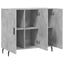 skab 90x34x80 cm konstrueret træ betongrå
