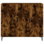 skab 90x34x80 cm konstrueret træ røget egetræsfarve