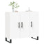 skab 90x34x80 cm konstrueret træ hvid