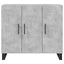 skab 90x34x80 cm konstrueret træ betongrå