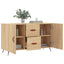 skænk 100x36x60 cm konstrueret træ sonoma-eg